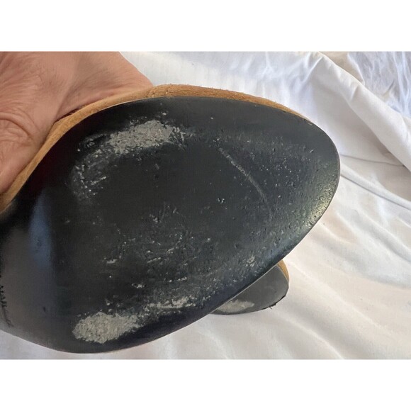 Isabel Marant Danae Ankle Boots Brown Suede Slip on Bootie Heel 37 - Picture 9 of 10